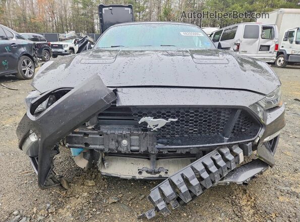 1FATP8FF4K5169940 2019 FORD MUSTANG Gray Widok z przodu