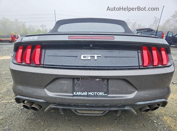 1FATP8FF4K5169940 2019 FORD MUSTANG Gray Widok z tyłu