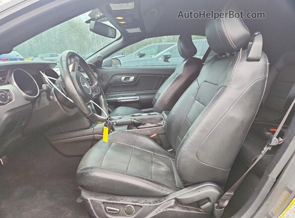 1FATP8FF4K5169940 2019 FORD MUSTANG Gray Widok wnętrza z przodu