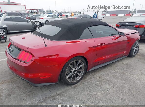 1FATP8FF6G5226338 2016 FORD MUSTANG Red უკანა მარჯვენა