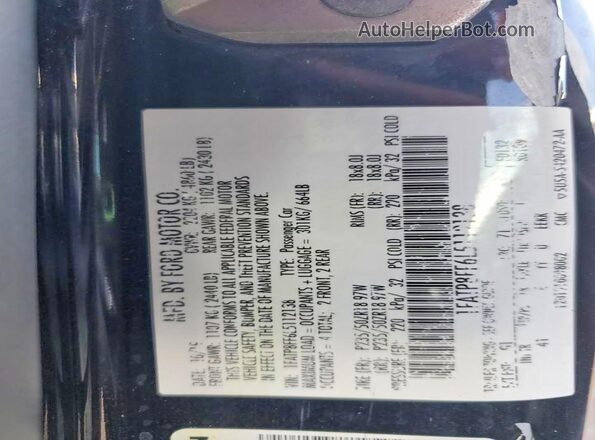 1FATP8FF6L5112138 2020 FORD MUSTANG Black 