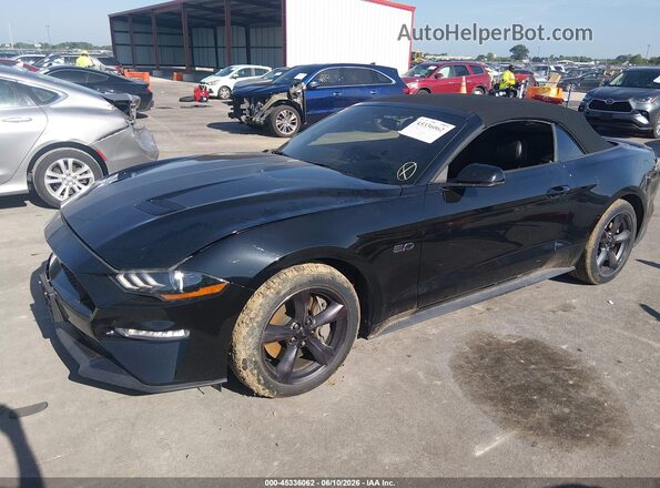 1FATP8FF6L5118635 2020 FORD MUSTANG Black Front left