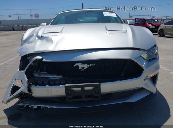 1FATP8FF8J5177330 2018 FORD MUSTANG Silver Widok zestawu wskaźników
