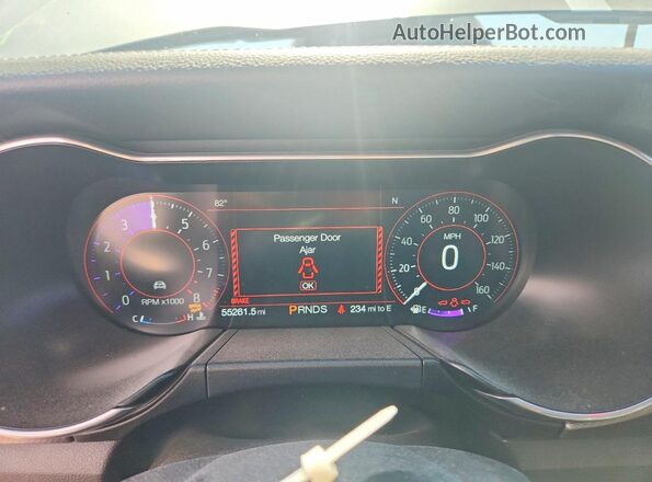 1FATP8FF8K5140389 2019 FORD MUSTANG Silver Vista del cuadro de instrumentos