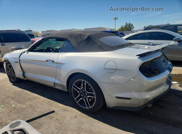1FATP8FF8K5140389 2019 FORD MUSTANG Silver Trasero izquierdo