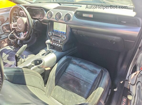 1FATP8FF8K5140389 2019 FORD MUSTANG Silver Vista del salpicadero