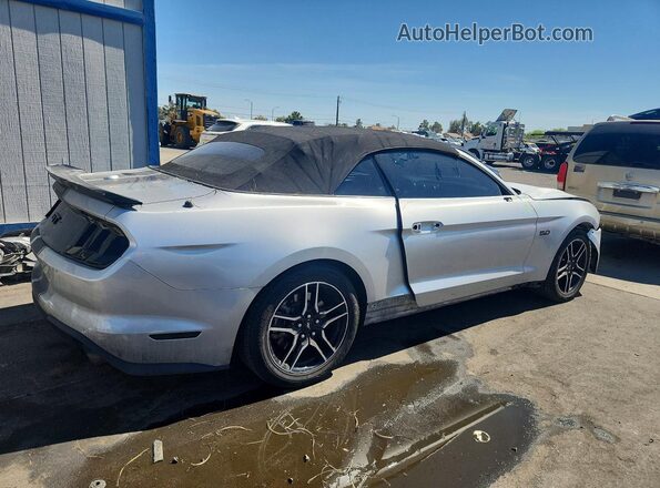 1FATP8FF8K5140389 2019 FORD MUSTANG Silver Trasero derecho