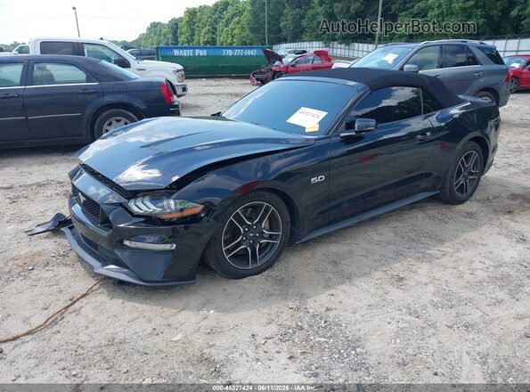 1FATP8FF9L5139494 2020 FORD MUSTANG Black Передня ліва чверть