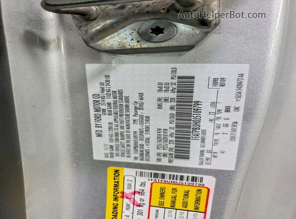 1FATP8UH0J5109799 2018 FORD MUSTANG Silver Вид підкапотного простору
