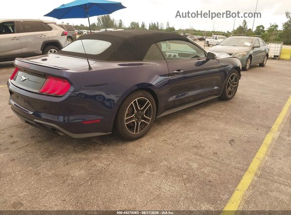 1FATP8UH0L5111975 2020 FORD MUSTANG Dark Blue Tył prawy