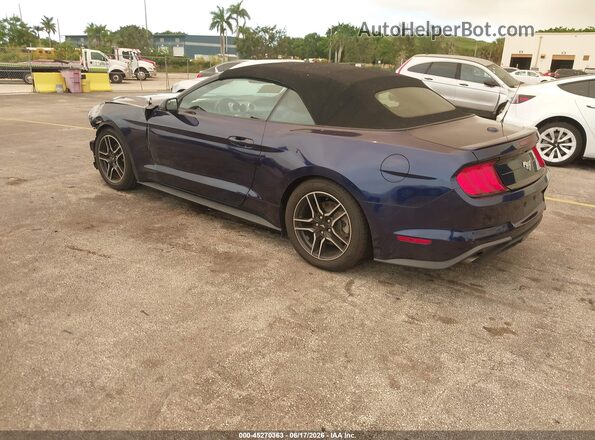 1FATP8UH0L5111975 2020 FORD MUSTANG Dark Blue Tył lewy