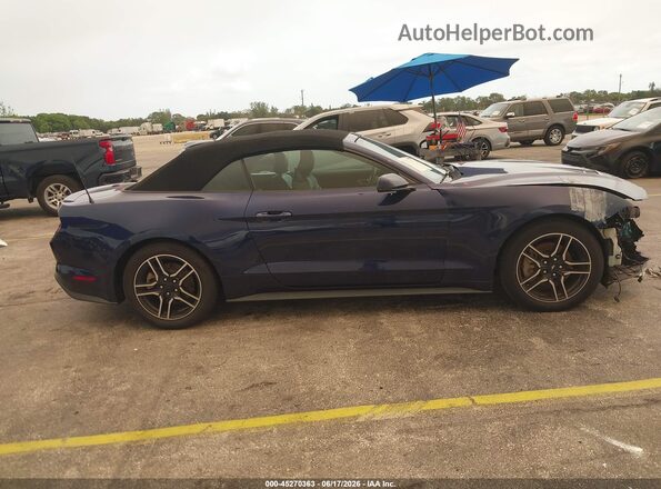 1FATP8UH0L5111975 2020 FORD MUSTANG Dark Blue Widok wnętrza z tyłu