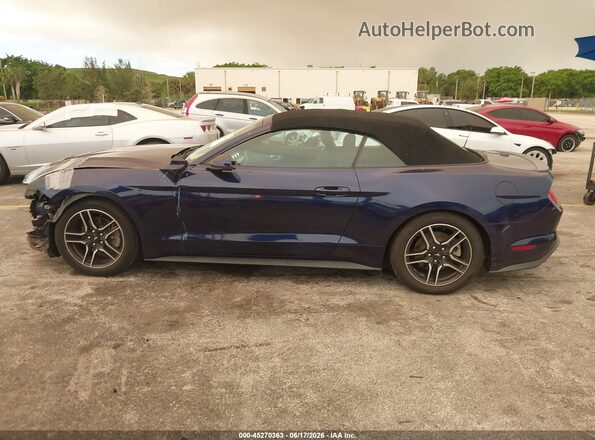 1FATP8UH0L5111975 2020 FORD MUSTANG Dark Blue Widok wnętrza 360 stopni