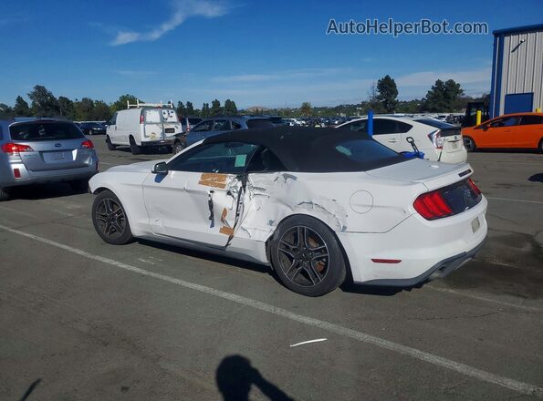 1FATP8UH0L5136584 2020 FORD MUSTANG White Հետևի ձախ