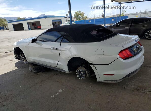 1FATP8UH0M5105434 2021 FORD MUSTANG White Tył lewy