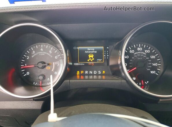 1FATP8UH0M5105434 2021 FORD MUSTANG White Widok zestawu wskaźników