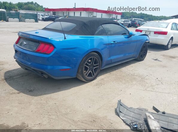 1FATP8UH0M5115672 2021 FORD MUSTANG Blue Tył prawy