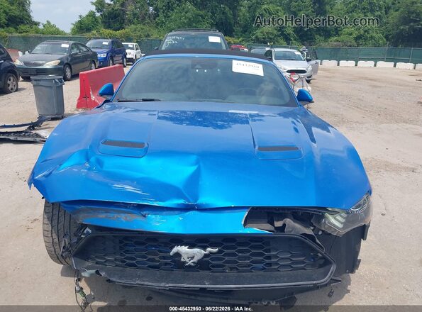 1FATP8UH0M5115672 2021 FORD MUSTANG Blue Widok z przodu