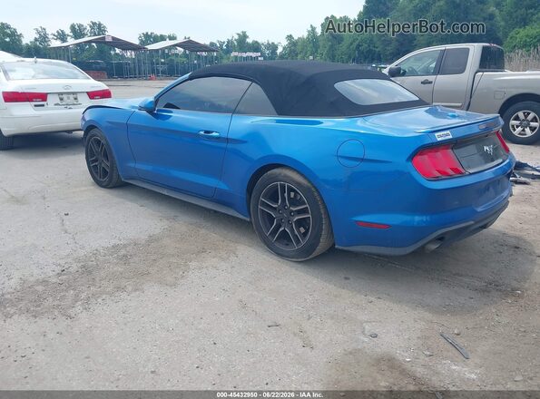 1FATP8UH0M5115672 2021 FORD MUSTANG Blue Tył lewy