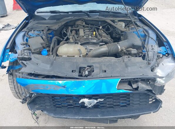 1FATP8UH0M5115672 2021 FORD MUSTANG Blue Widok z tyłu