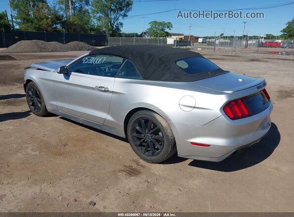 1FATP8UH1G5296382 2016 FORD MUSTANG Серебряный Задняя левая четверть