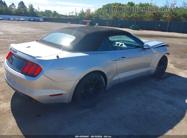 1FATP8UH1G5296382 2016 FORD MUSTANG Серебряный Задняя правая четверть