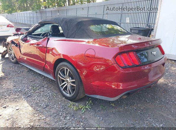 1FATP8UH1H5282614 2017 FORD MUSTANG Красный Задняя левая четверть