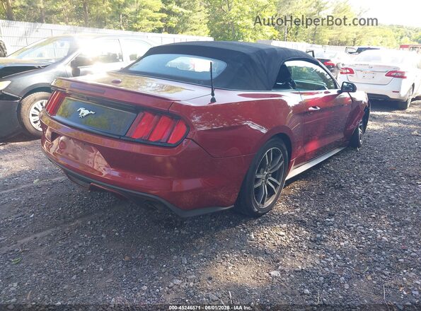 1FATP8UH1H5282614 2017 FORD MUSTANG Красный Задняя правая четверть