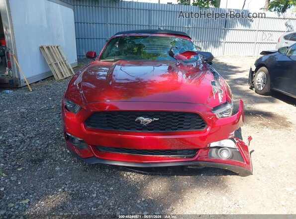 1FATP8UH1H5282614 2017 FORD MUSTANG Красный Вид щитка приборов