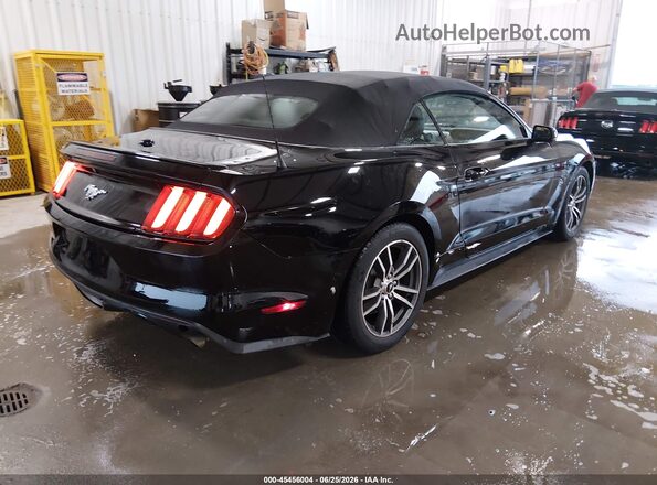 1FATP8UH1H5331293 2017 FORD MUSTANG Черный Задняя правая четверть