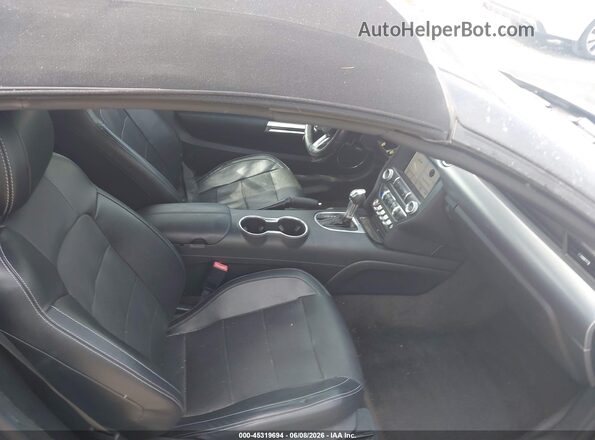 1FATP8UH1K5104774 2019 FORD MUSTANG Black წინა სალონის ხედი