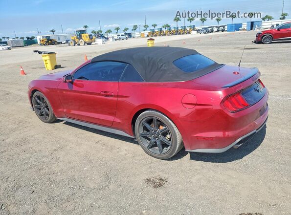 1FATP8UH1K5111708 2019 FORD MUSTANG Red Задня ліва чверть