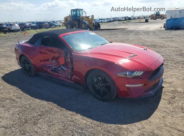 1FATP8UH1K5111708 2019 FORD MUSTANG Red Передня права чверть