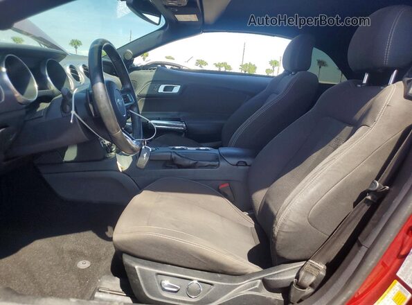 1FATP8UH1K5111708 2019 FORD MUSTANG Red Вид салону спереду