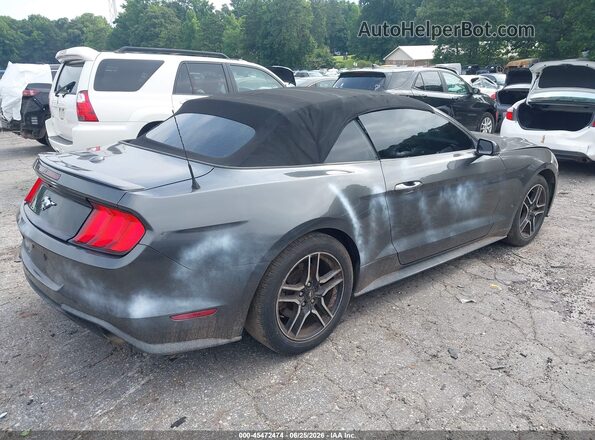 1FATP8UH1K5138665 2019 FORD MUSTANG Gray Trasero derecho