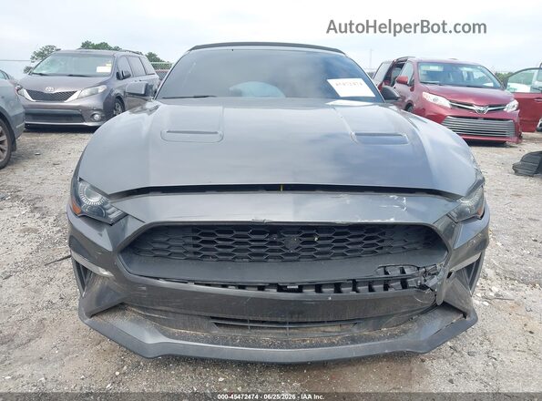 1FATP8UH1K5138665 2019 FORD MUSTANG Gray Vista del cuadro de instrumentos