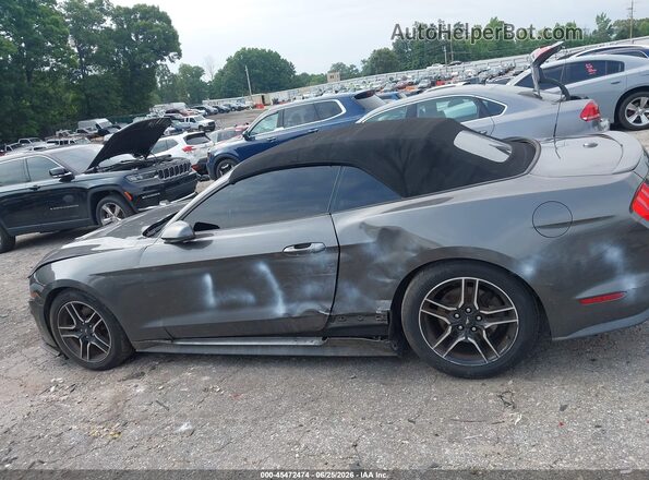 1FATP8UH1K5138665 2019 FORD MUSTANG Gray Vista interior de 360 grados