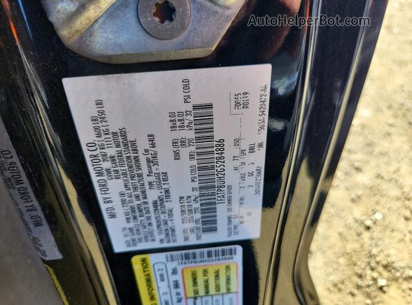 1FATP8UH2G5284886 2016 FORD MUSTANG Black Engine compartment view