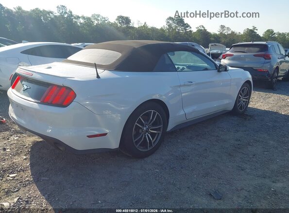 1FATP8UH2G5295659 2016 FORD MUSTANG White უკანა მარჯვენა