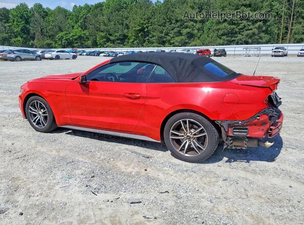 1FATP8UH2H5278104 2017 FORD MUSTANG Red Trasero izquierdo