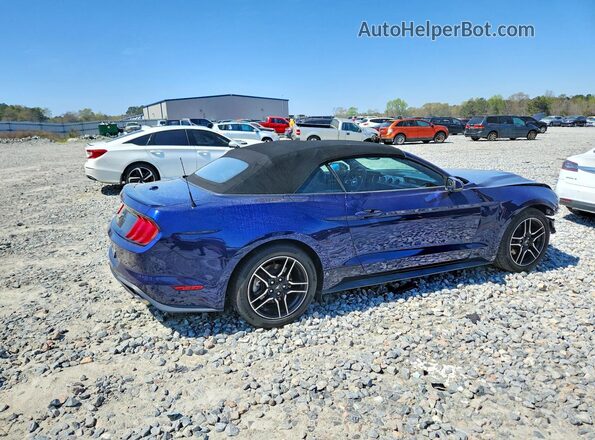 1FATP8UH2J5145431 2018 FORD MUSTANG Blue Rear right