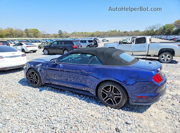 1FATP8UH2J5145431 2018 FORD MUSTANG Blue Rear left