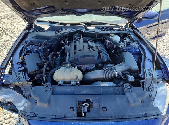 1FATP8UH2J5145431 2018 FORD MUSTANG Blue Rear interior view