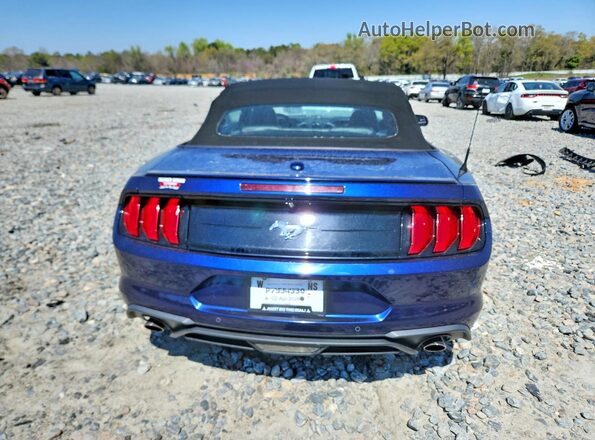 1FATP8UH2J5145431 2018 FORD MUSTANG Blue Rear view