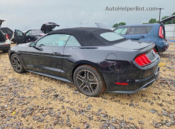 1FATP8UH2K5104721 2019 FORD MUSTANG Black Trasero izquierdo