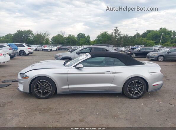 1FATP8UH2K5138805 2019 FORD MUSTANG Silver Vista interior de 360 grados