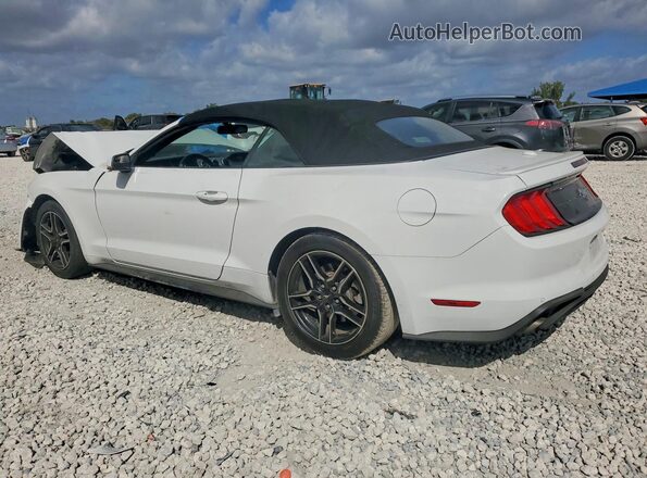 1FATP8UH2L5106342 2020 FORD MUSTANG White Задня ліва чверть