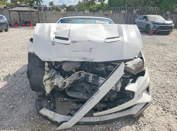 1FATP8UH2L5106342 2020 FORD MUSTANG White Вид спереду