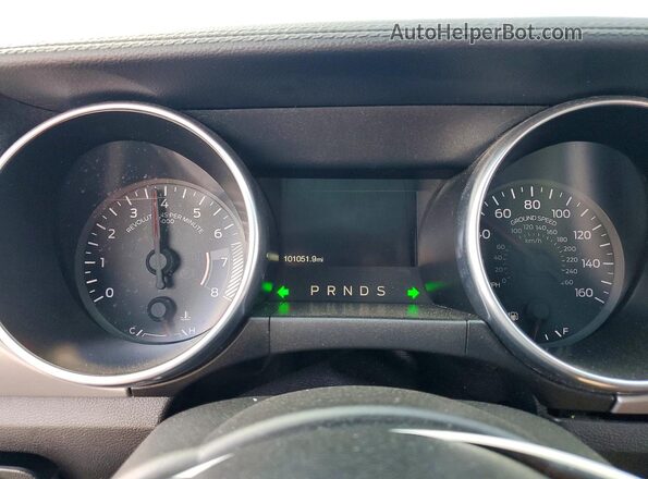 1FATP8UH2L5106342 2020 FORD MUSTANG White Вид щитка приладів