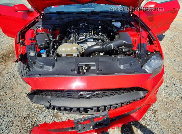 1FATP8UH2M5124650 2021 FORD MUSTANG Red უკანა სალონის ხედი